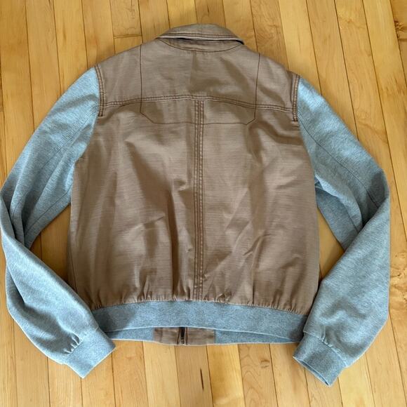 Anthropologie Hei Hei Excursion Bomber Jacket Women's L Coat Utility Collared - Picture 9 of 11